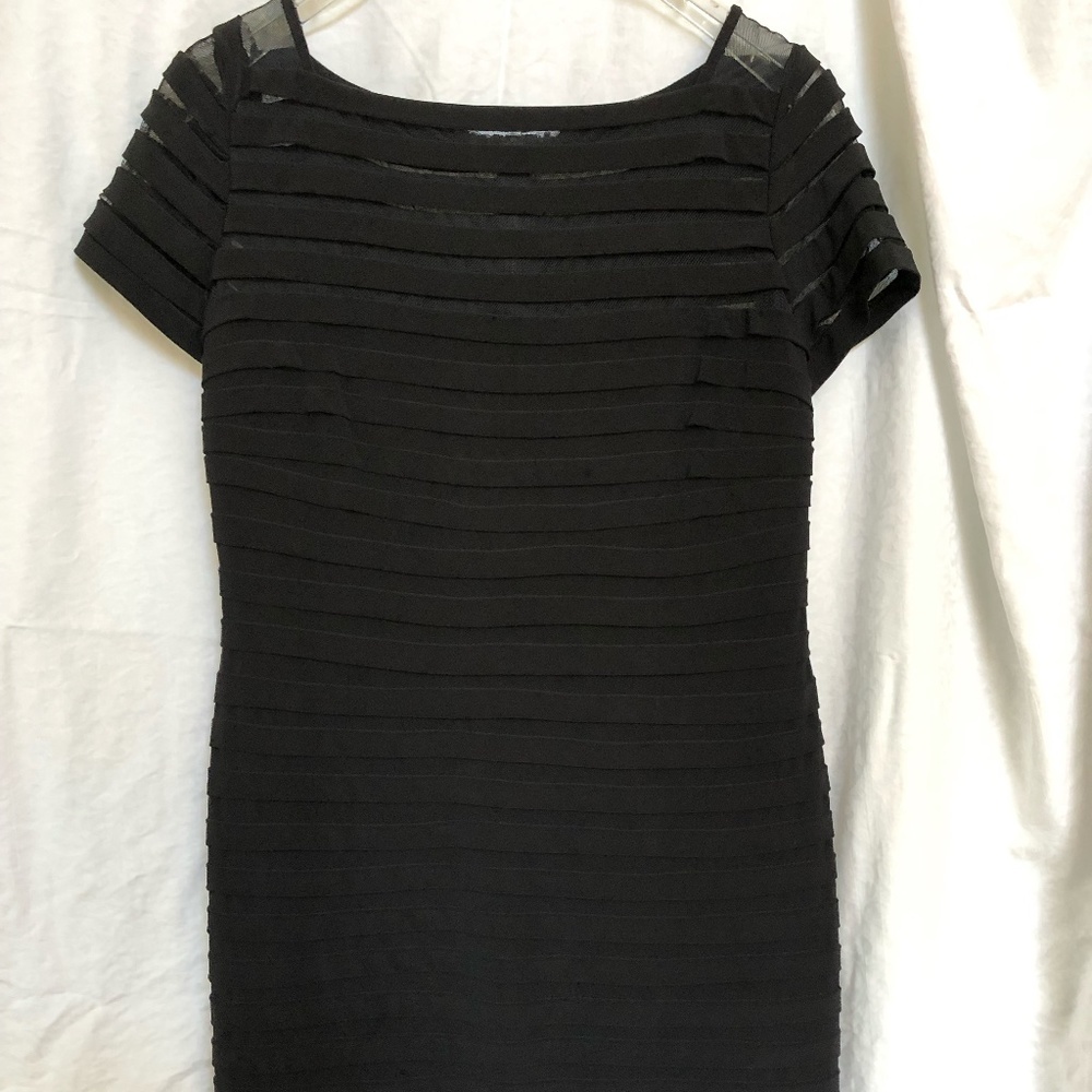 Black Adrianna Papell Black Dress